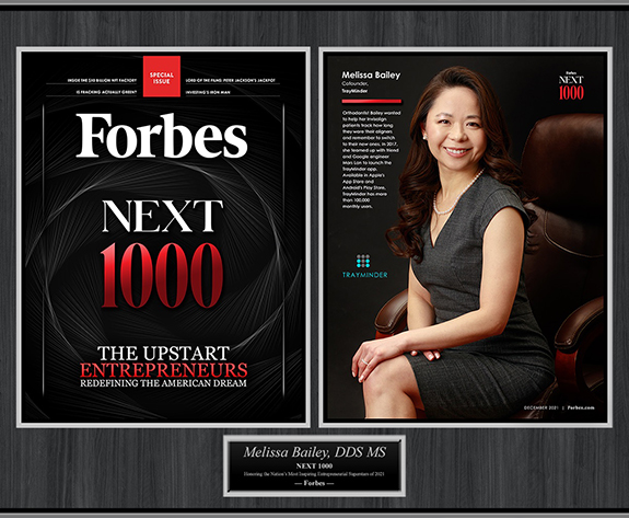 Feature on Doctor Bailey in Forbes Magazine Next 1000 Upstart Entrepreneurs